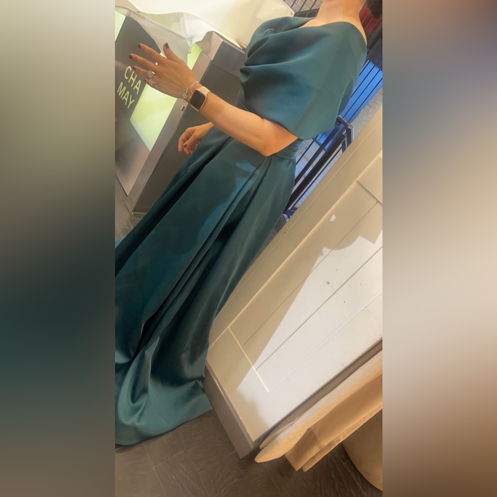 Gorgeous Silk Satin Ball Gown Dress - image 5